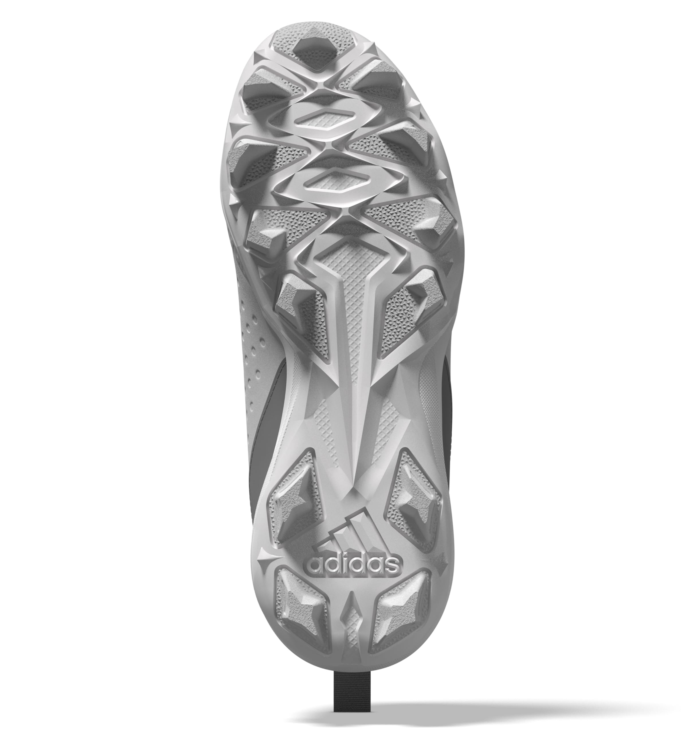 adidas Adizero Instinct Mid (Toddler/Little Big Kid) Sneaker, Team Light Grey/Black/Grey, 1 US Unisex