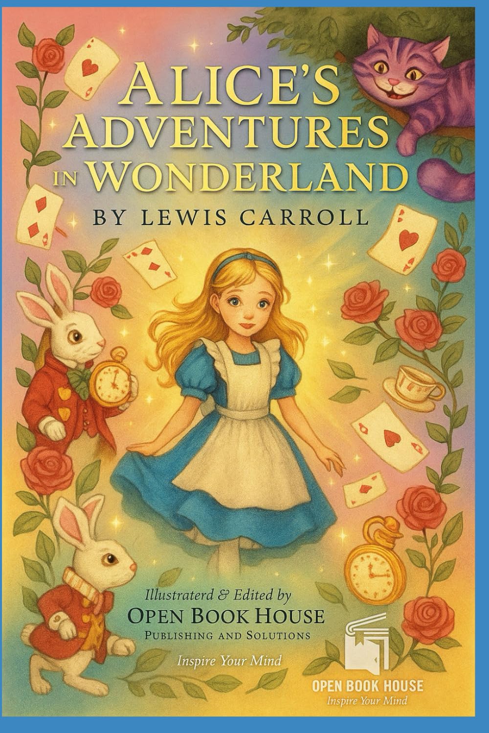 Alice’s Adventures in Wonderland: A timeless children’s classic of imagination, curiosity, and wonder — beautifully illustrated and edited by Open Book House Publishing and Solutions