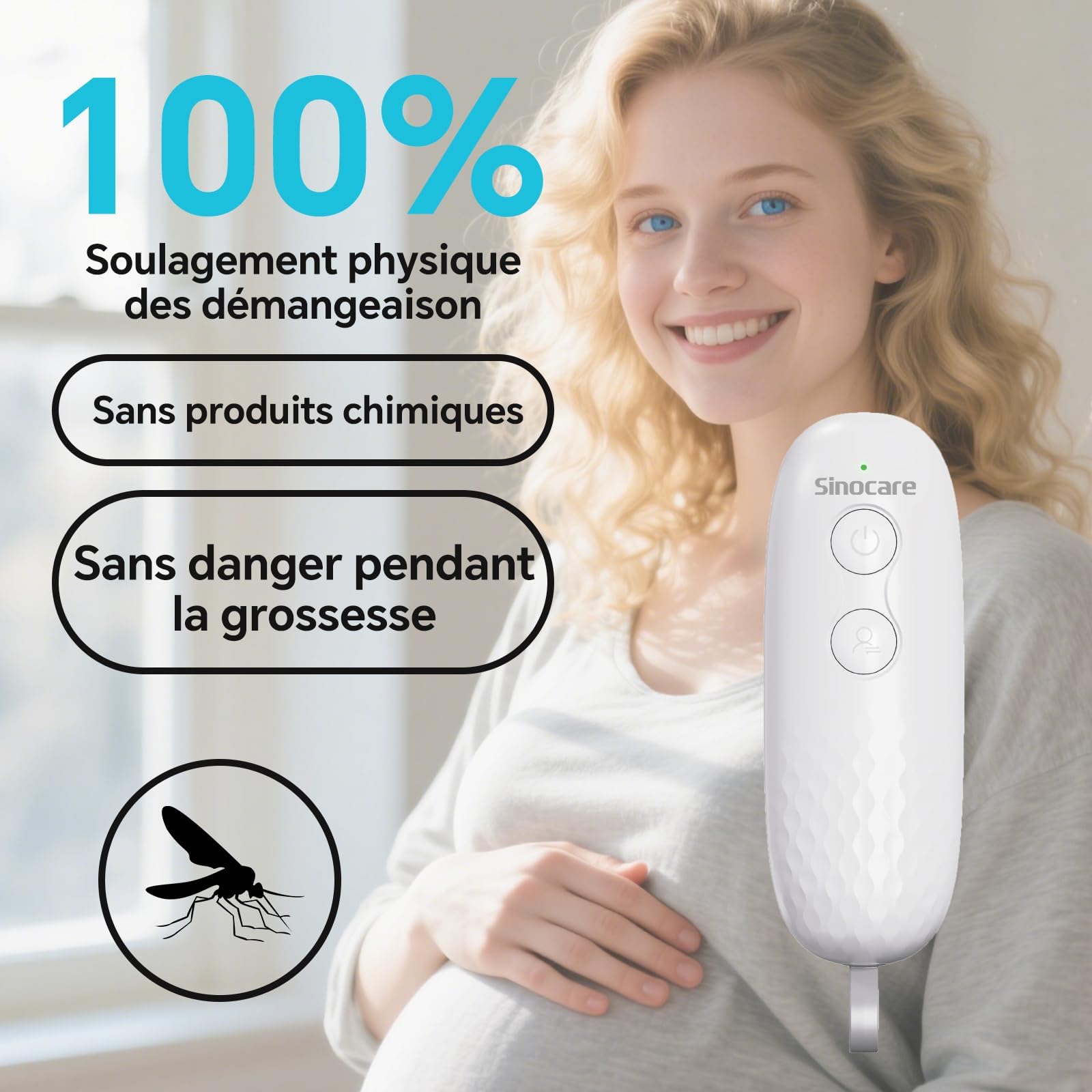 Dispositif Contre Les Démangeaisons – Stylo Anti-insectes Sans Substances Chimiques – Soulage Piqûres De Moustiques, Puces, Punaises De Lit – Pour Enfants, Adultes – Usage Maison Et Extérieur