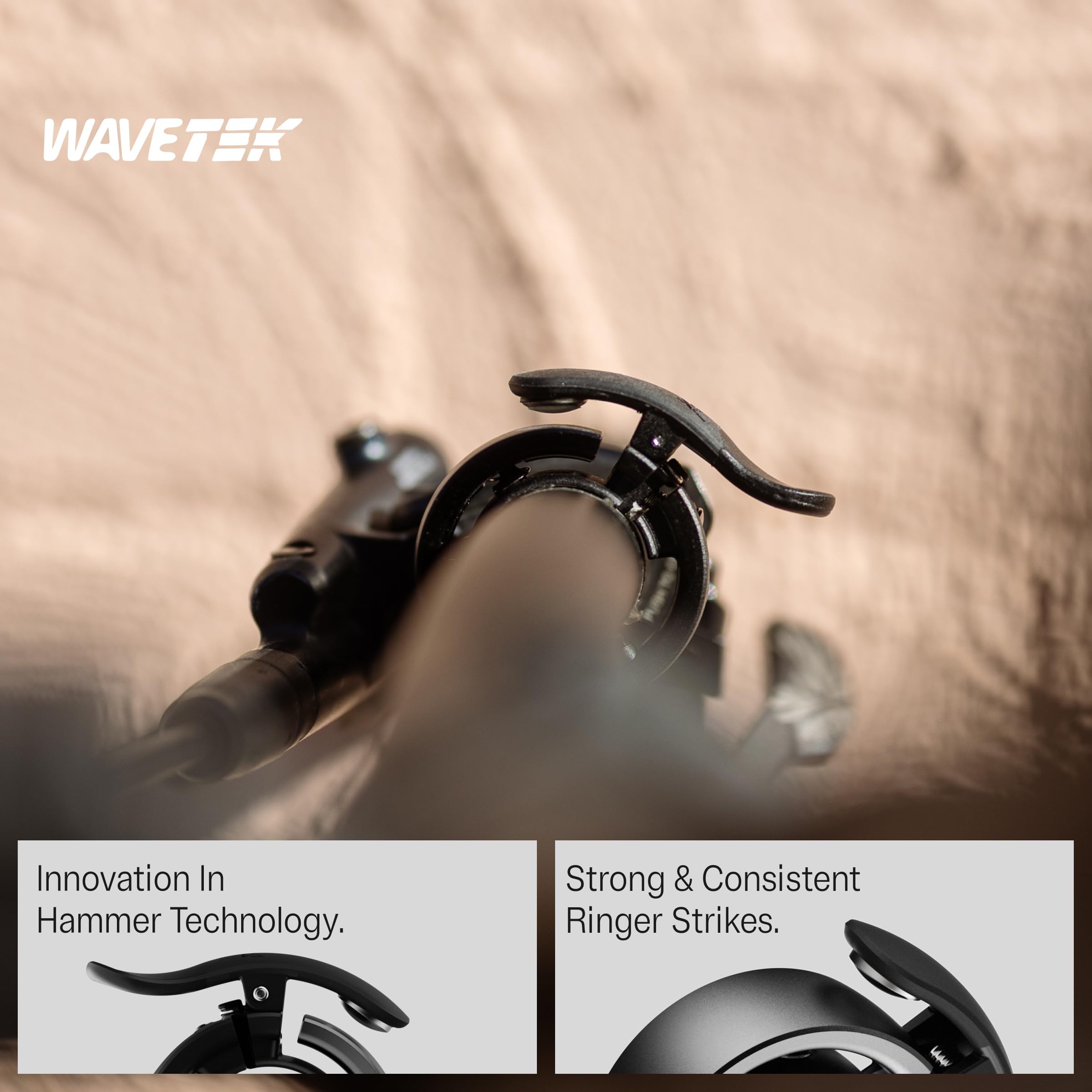 Knog Dzwonek rowerowy Oi Prima, antracyt, 22,2 mm, guzik | dzwonki rowerowe