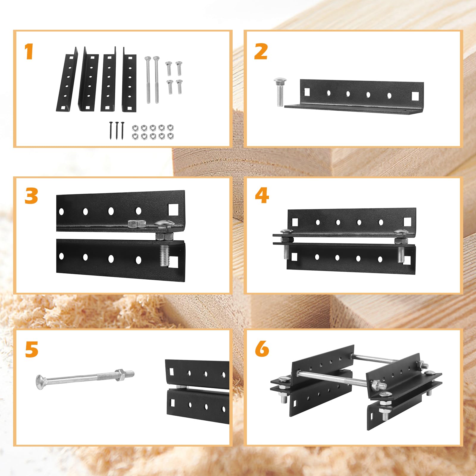 Reciprocating Post Snapklik.com : Reciprocating Saw Guide Attachment For Cutting 6 X 6 ...