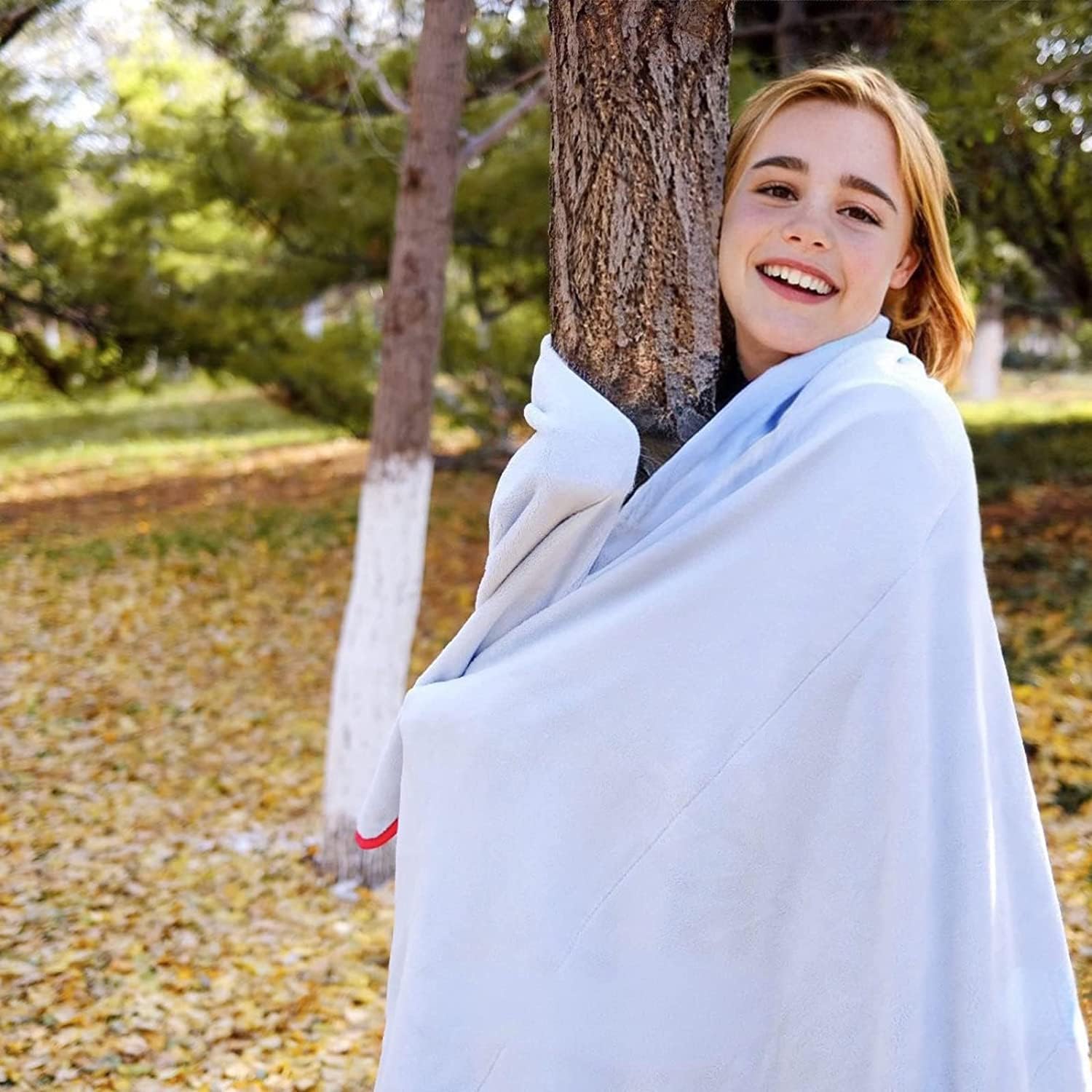 KingCamp Waterproof Outdoor Blanket for Cold Weather, Warm Lightweight Fleece Foldable Blankets, Machine Washable Windproof Throw for Stadium, Outdoors, Picnic, Camping, Beach, Festival, Dog : Electronics