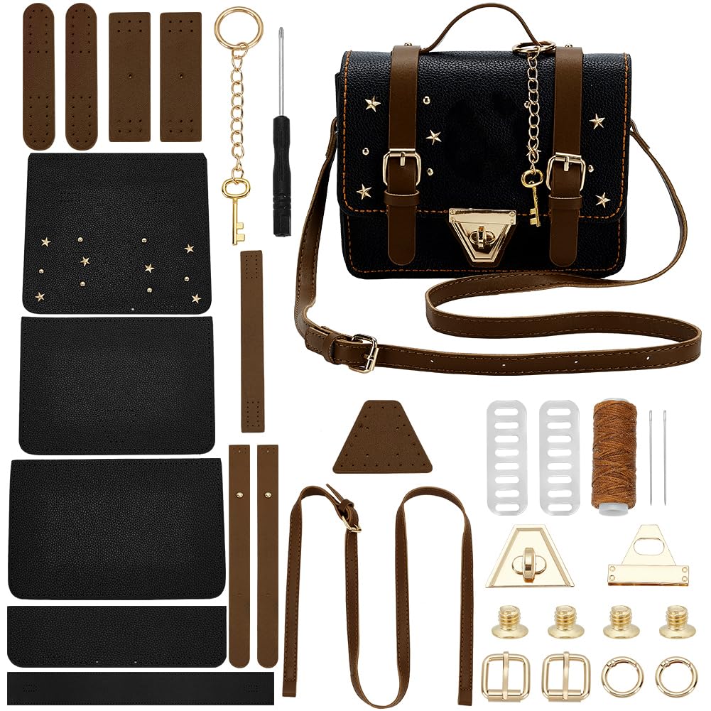 DIY Leather Crossbody Bag Kit - Handmade Purse Making -1