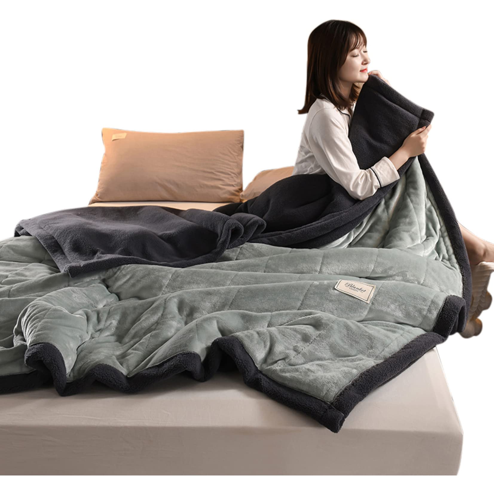 Amazon｜SCTX 布団 タオルケット ブランケット 180x200cm 掛け毛布