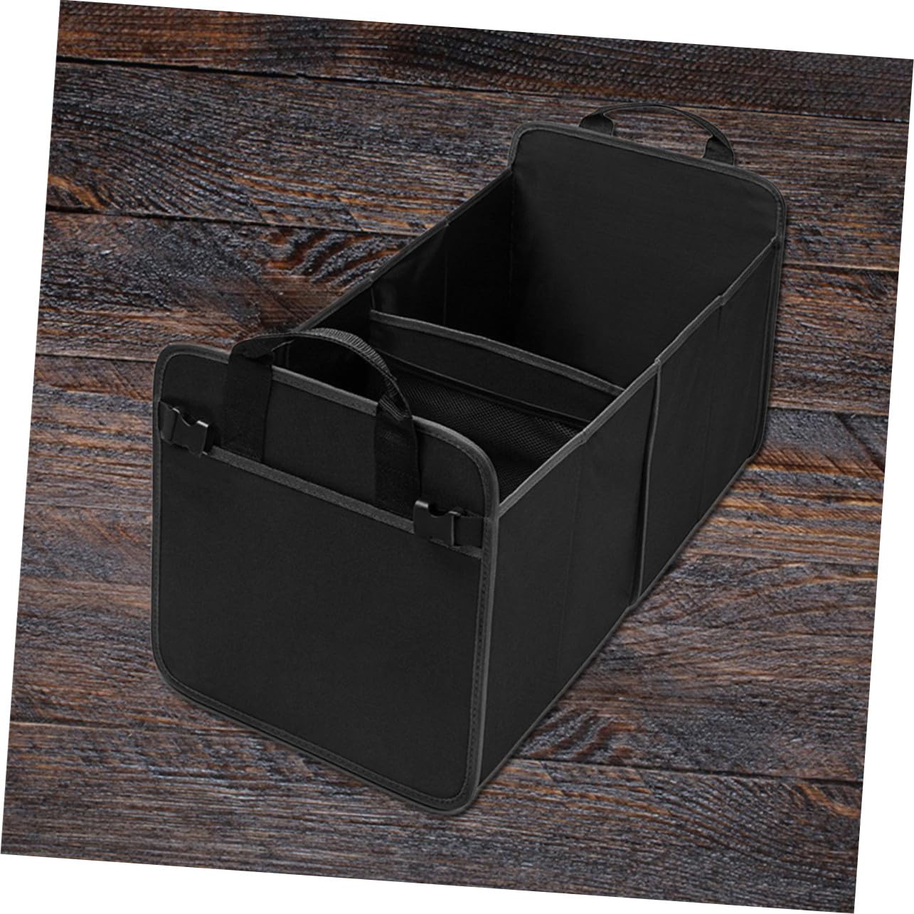 Gatuida Organizer per Bagagliaio Auto Multi-scomparto in Poliestere Oxford Tasche Laterali in Rete per Emergenze e Attrezzi Ripiegabile