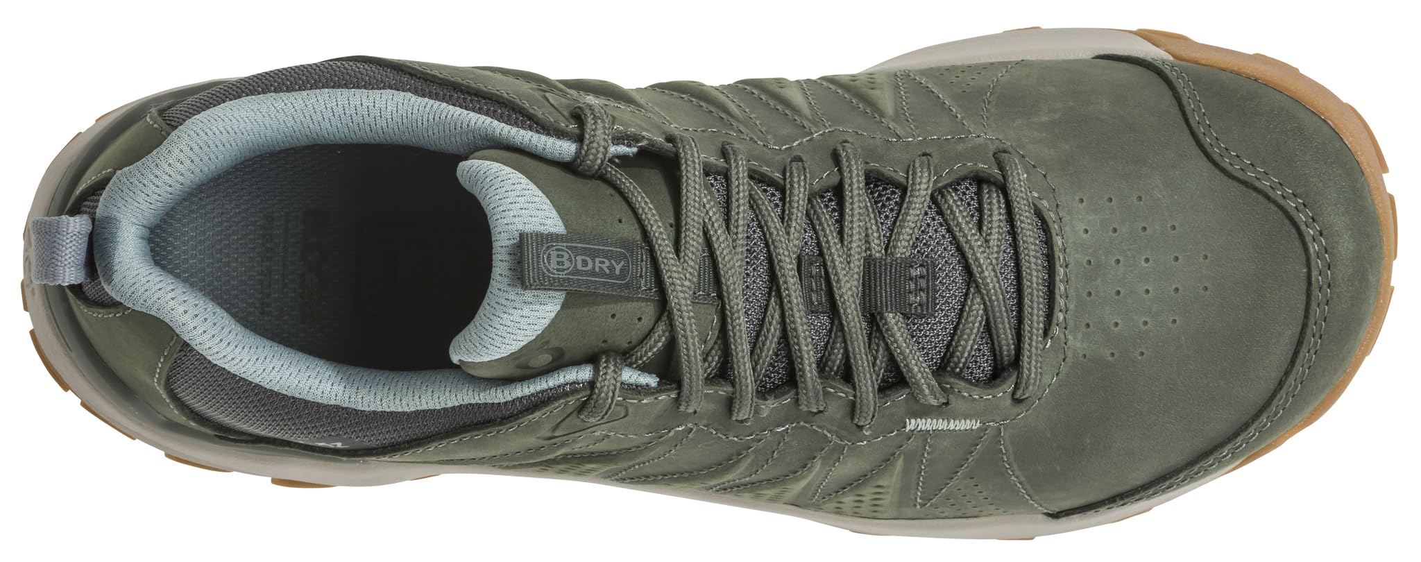 Oboz Women's Sypes Low Leather B-Dry, Thyme, 7.5