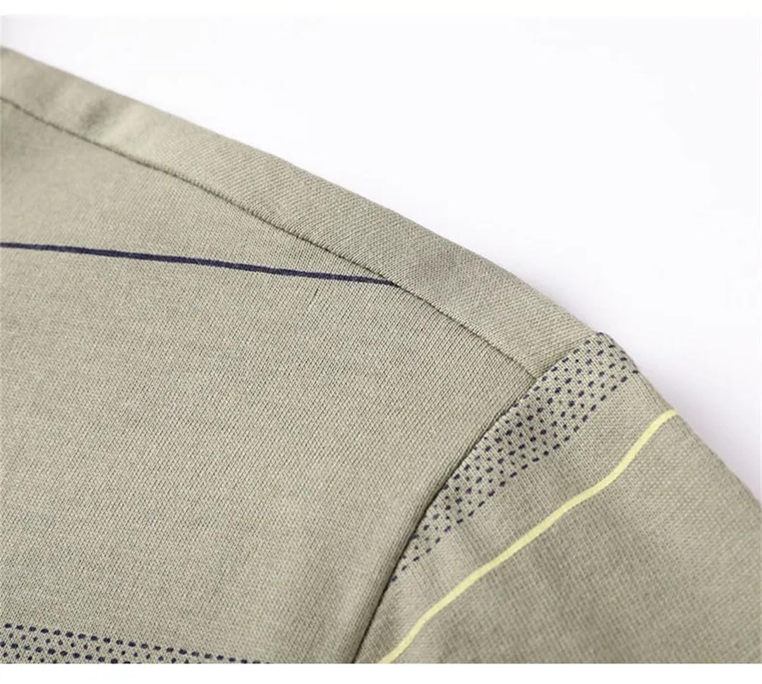 Polo de algodón para hombre, ropa básica de calle, holgada, de manga corta