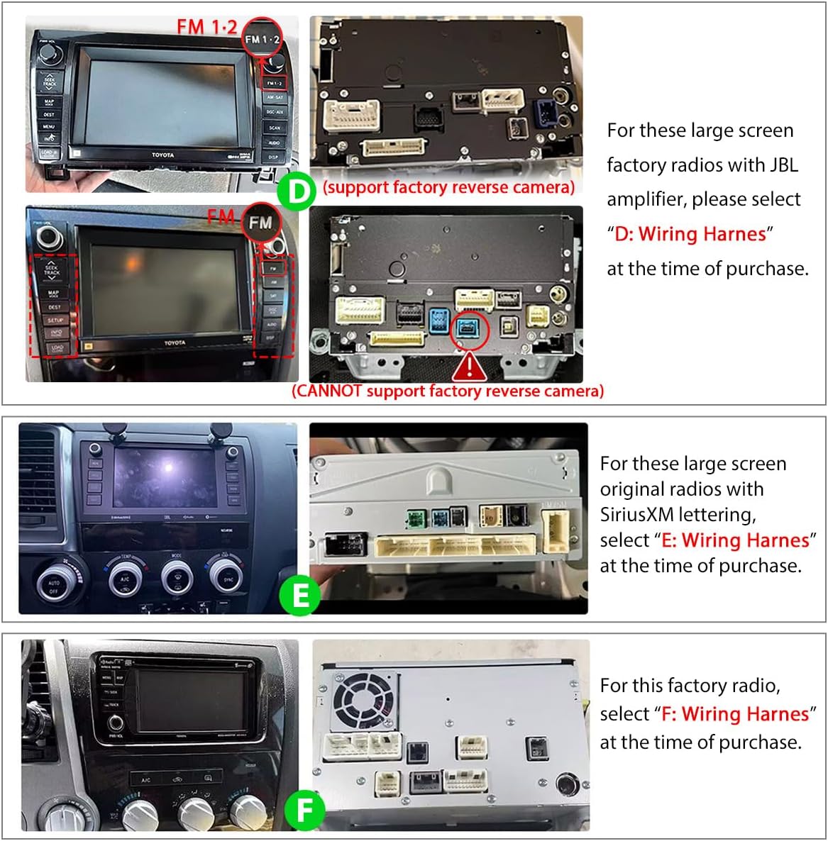 JOYING Car Radio for Toyota Tundra 2007-2013 & Toyota Sequoia 2008-2018 Android 13 Car Stereo 10.1" Touch Screen Plug and Play Head Unit with Carplay & Android Auto, SWC, AM/FM Radio(JY-TT167N4)
