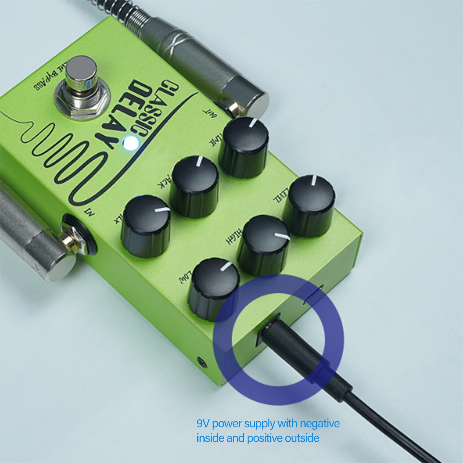 Small Delay Effektpedal Gitarrenverstärker Simulation Distortion für Gitarristen und Musikschaffer Gitarrenpedal