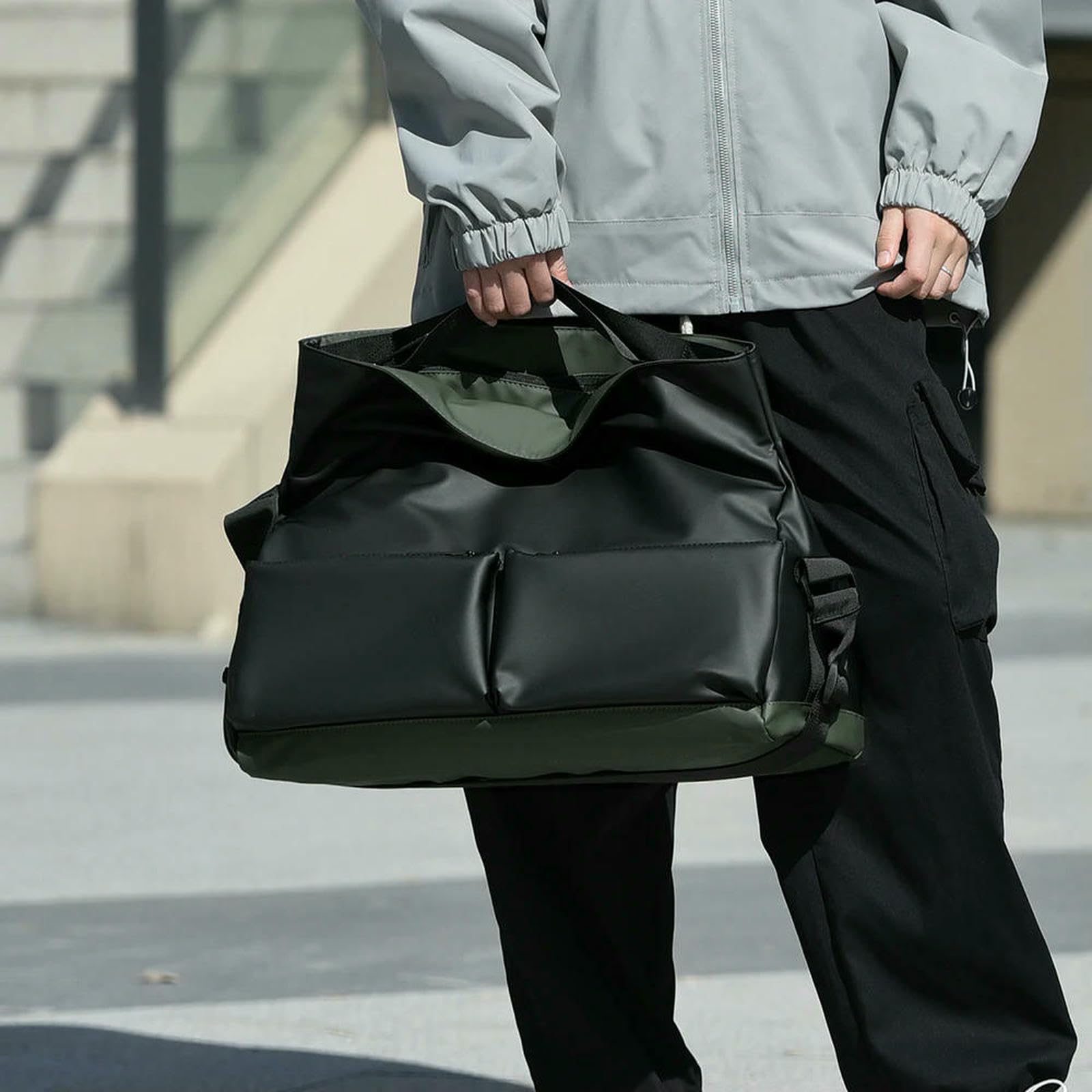 Arbeitstasche Erweiterbare Reisetasche Mit Großem Fassungsvermögen, Kurztrip-gepäcktasche, Tragbare Sporttasche, Umhängetasche, Geeignet Für Fitness, Reisen