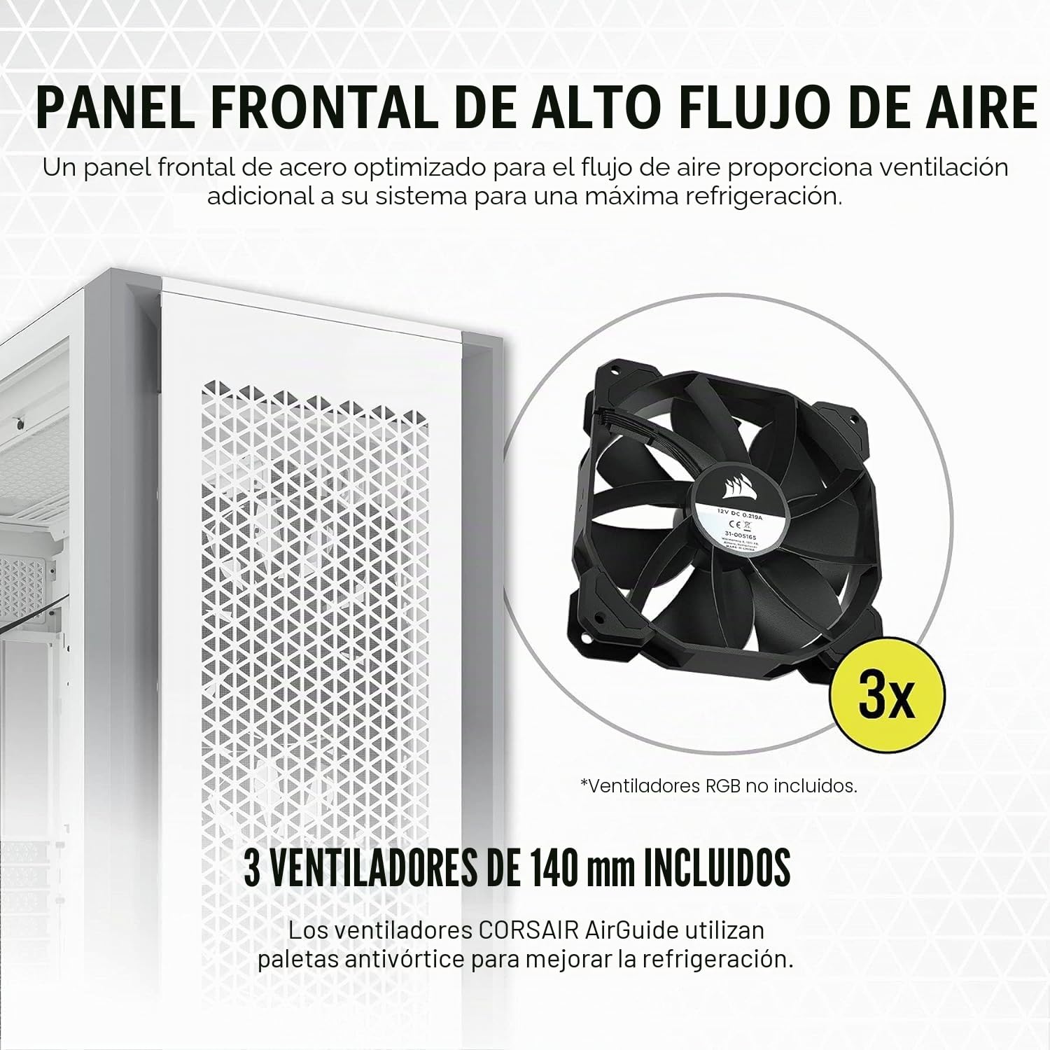 Corsair Pc 7000d Airflow GlasS-White (cC-9011219-Ww)