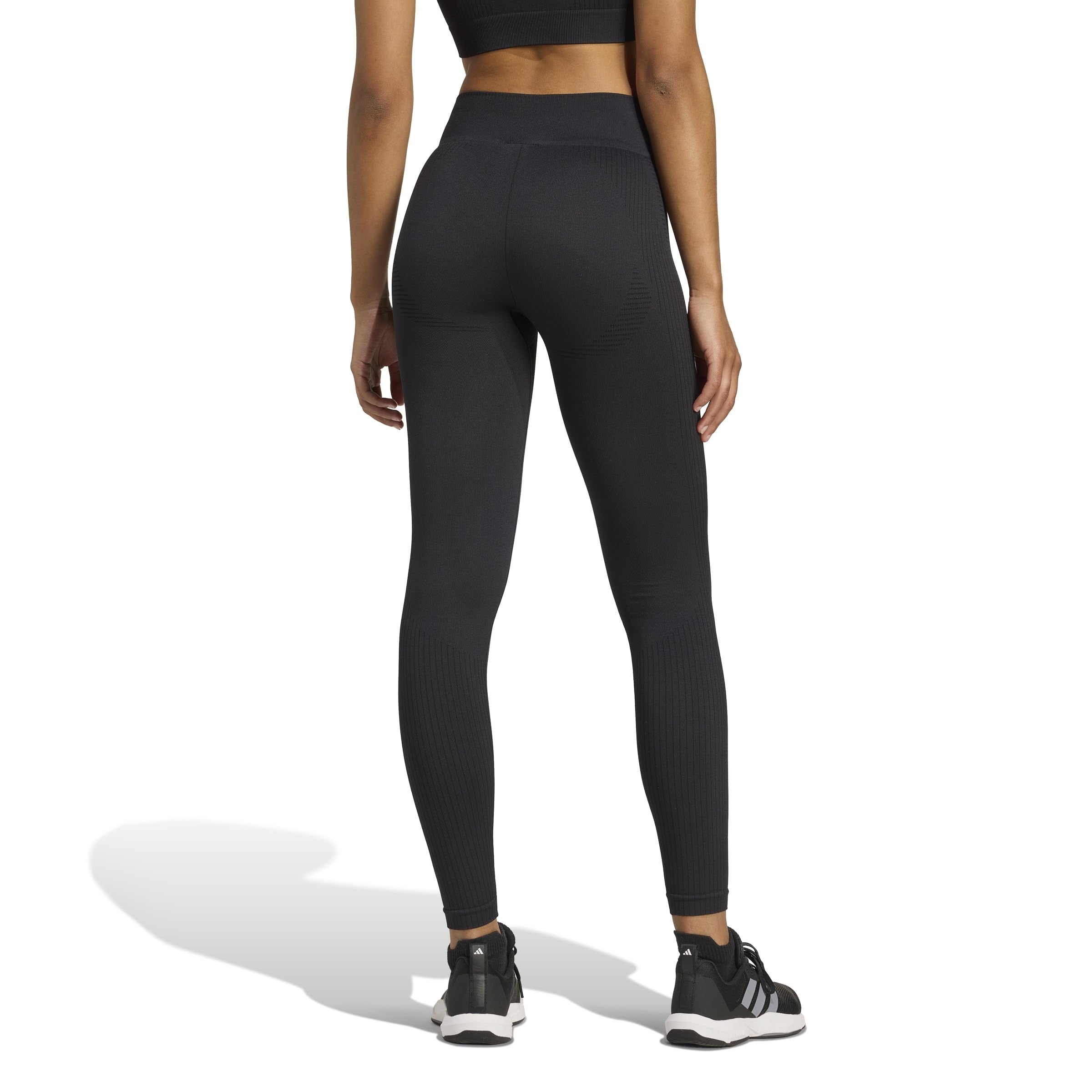 adidas Workout Essentials Knit Full Length Leggings - Rajstopy Kobiety