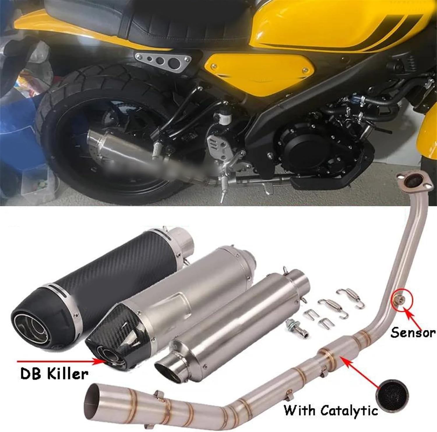 バリオス2 マフラー　メッキ50. 8 π ERアウター　新品 ZR250B バリオスⅡ マフラー メッキ50．8π ERアウター ZR250Bシルバー