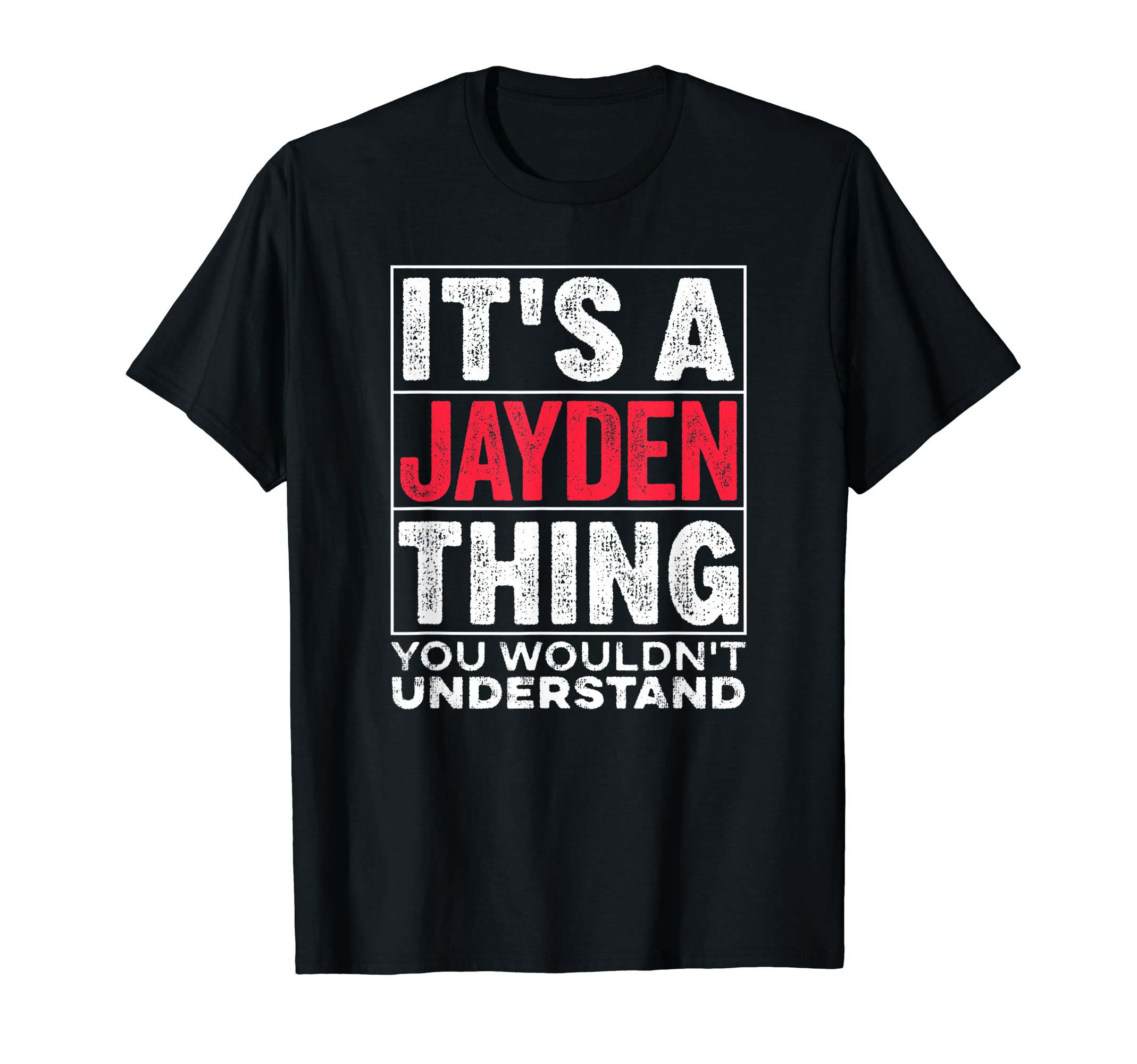 Surnamefor Jayden T-Shirt