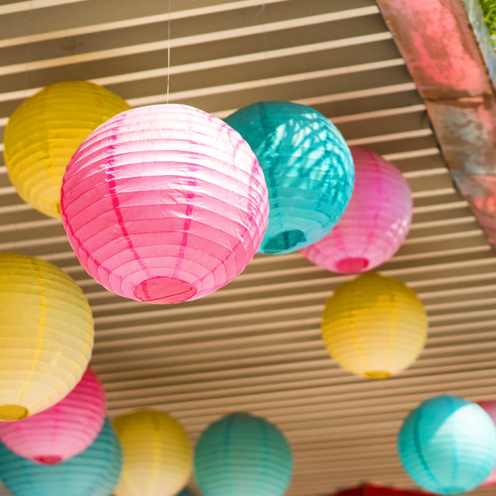 Lampion Papier Décoration de Mariage Maison Fête Lanterne Papier Boule