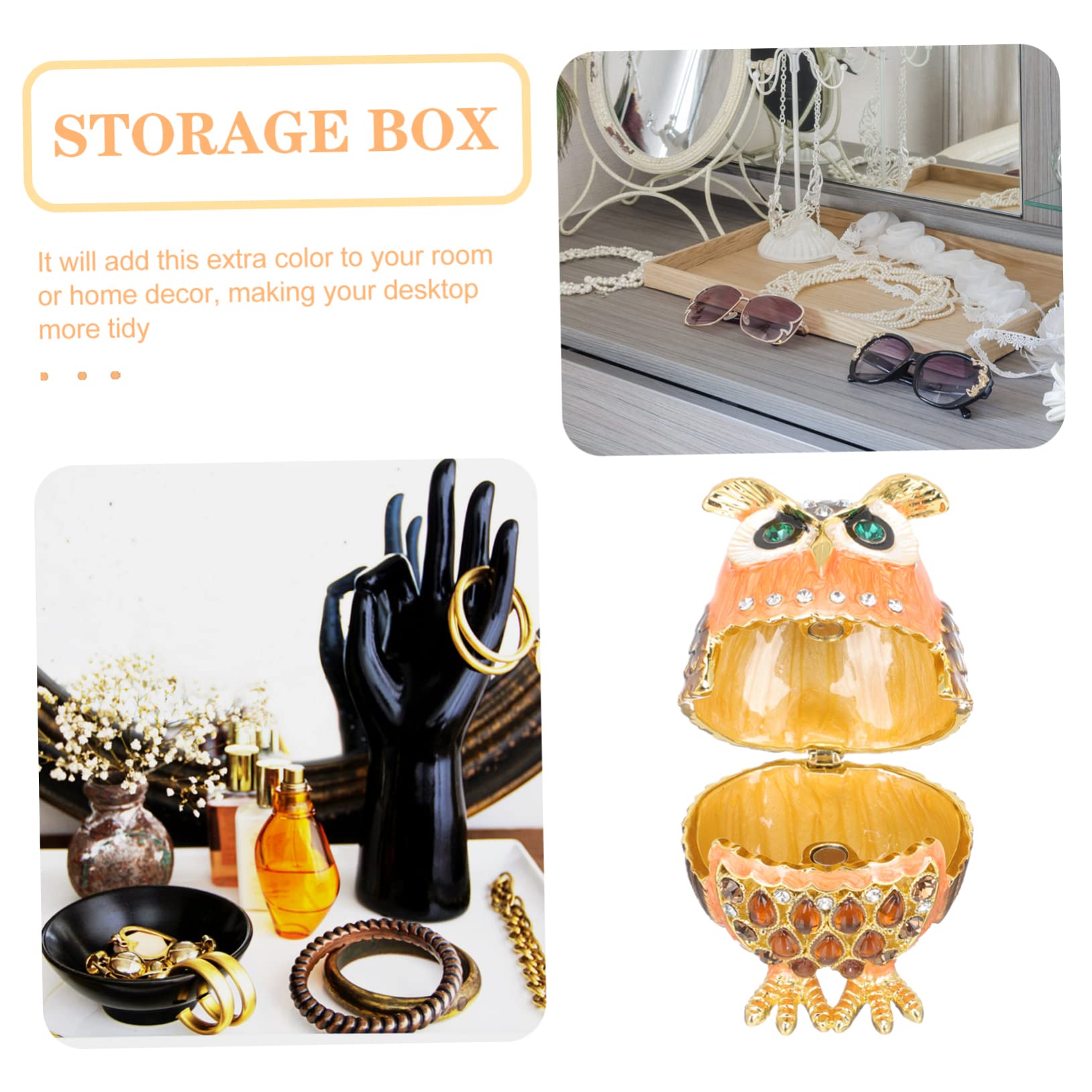 Healeved Contenitore Portaoggetti Scatola Decorativa per per Collane e Perfetta come per e Ragazze