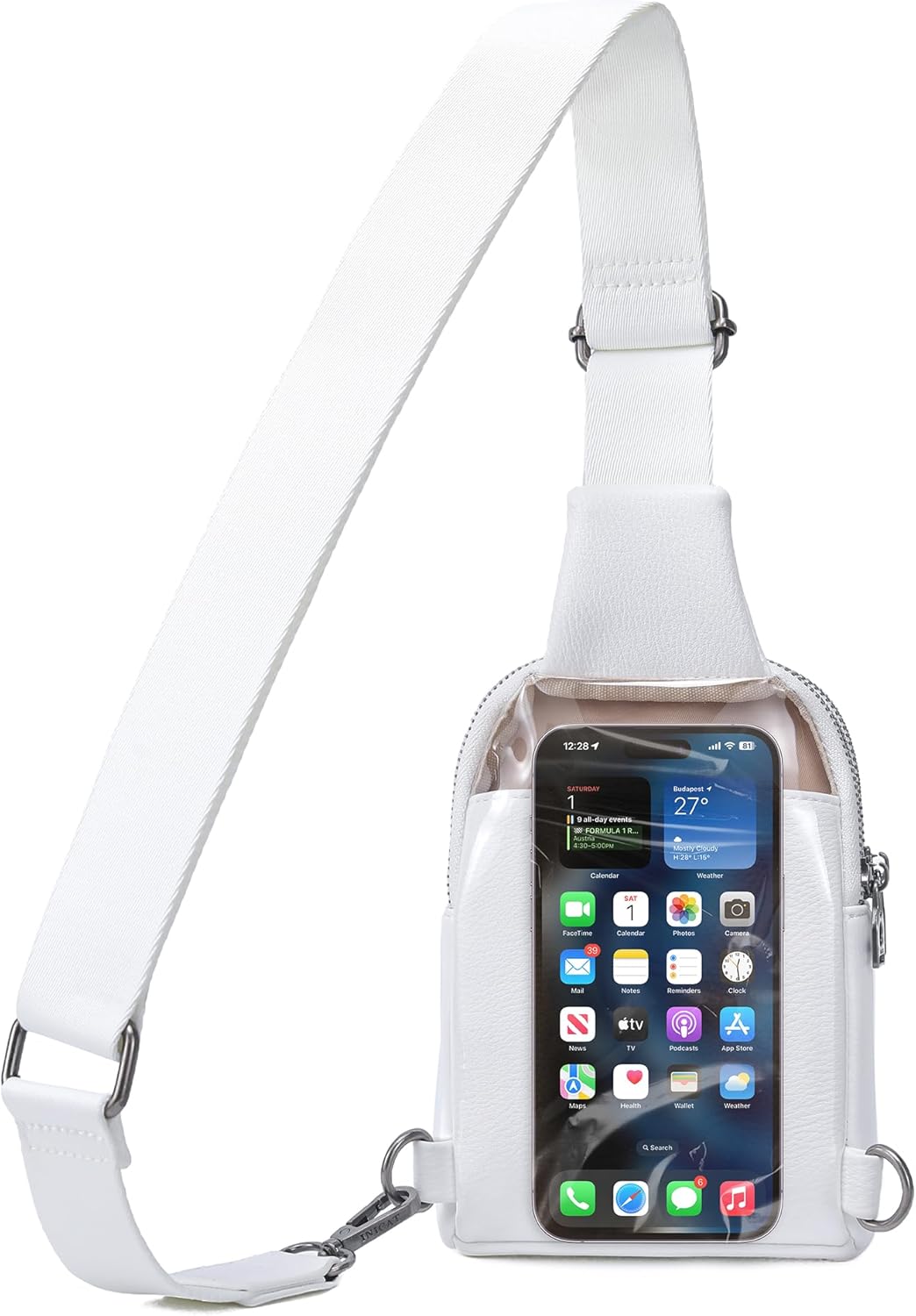 INICAT Sling Bag for Women Touchscreen Small Crossbody Cell Phone Purse Fanny Pack