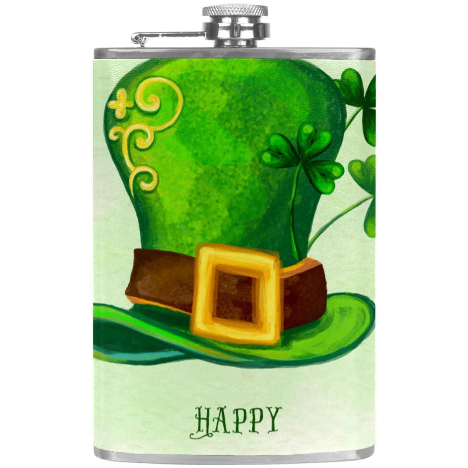 Flasque à whisky de poche en cuir entonnoir camping pêche barbecue fête
