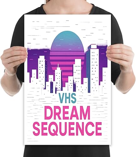 Miniatura 2 de Nostalgic VHS Dream Poster  Arte retro de anime Lo Fi  Acabado de papel brillante  Decoración de pared para sala de estar o dormitorio
