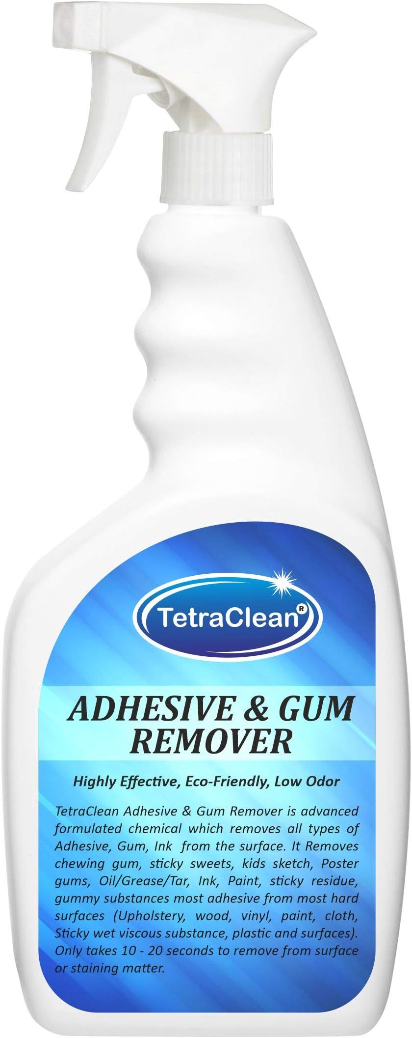 Tetraclean All Kind Of Adhesive And Gum Remover/Stain Remover In Spray Bottle | For Home & Commercial Use, (500 Ml)