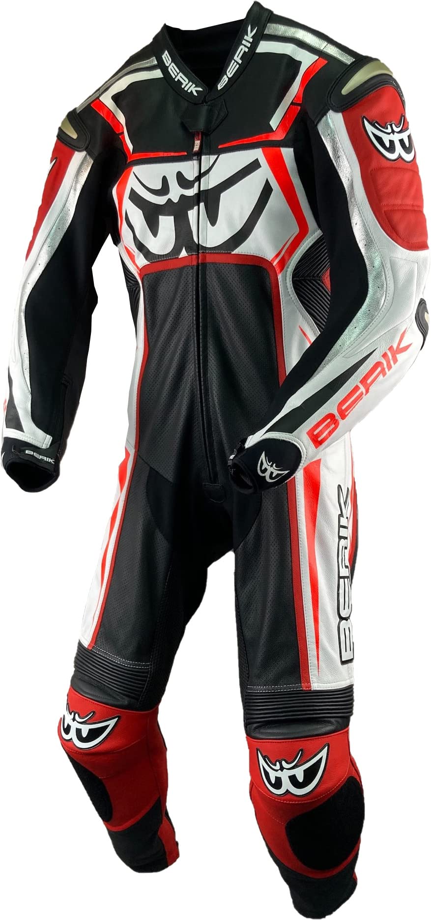 Amazon | BERIK RACING SUITS HIGH END MODEL LS1-8369-BK RED COW