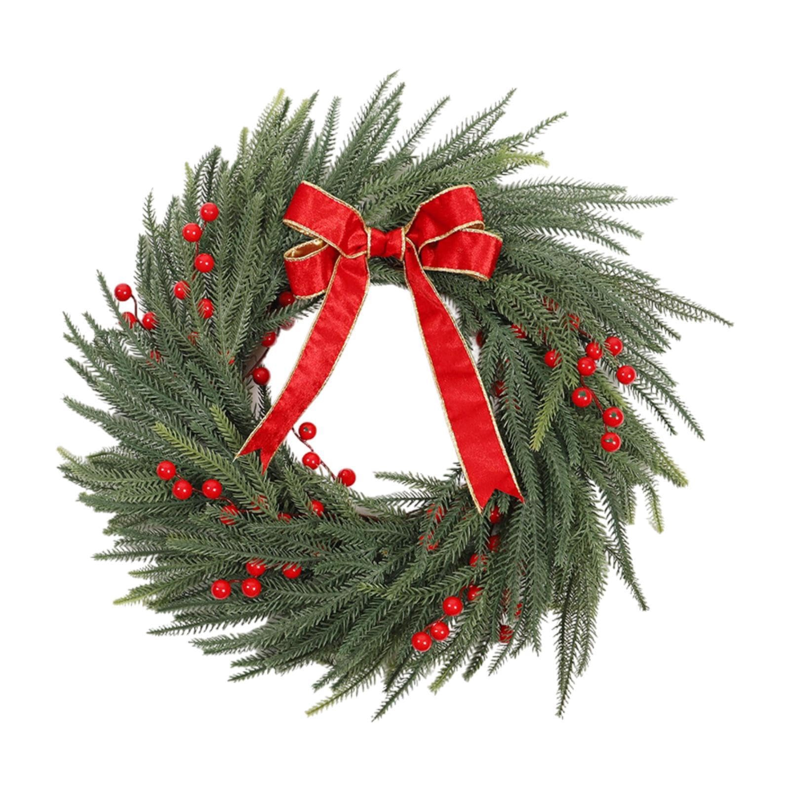 Amazon｜T Tooyful 玄関用クリスマスリース、クリスマスリース、ホーム 