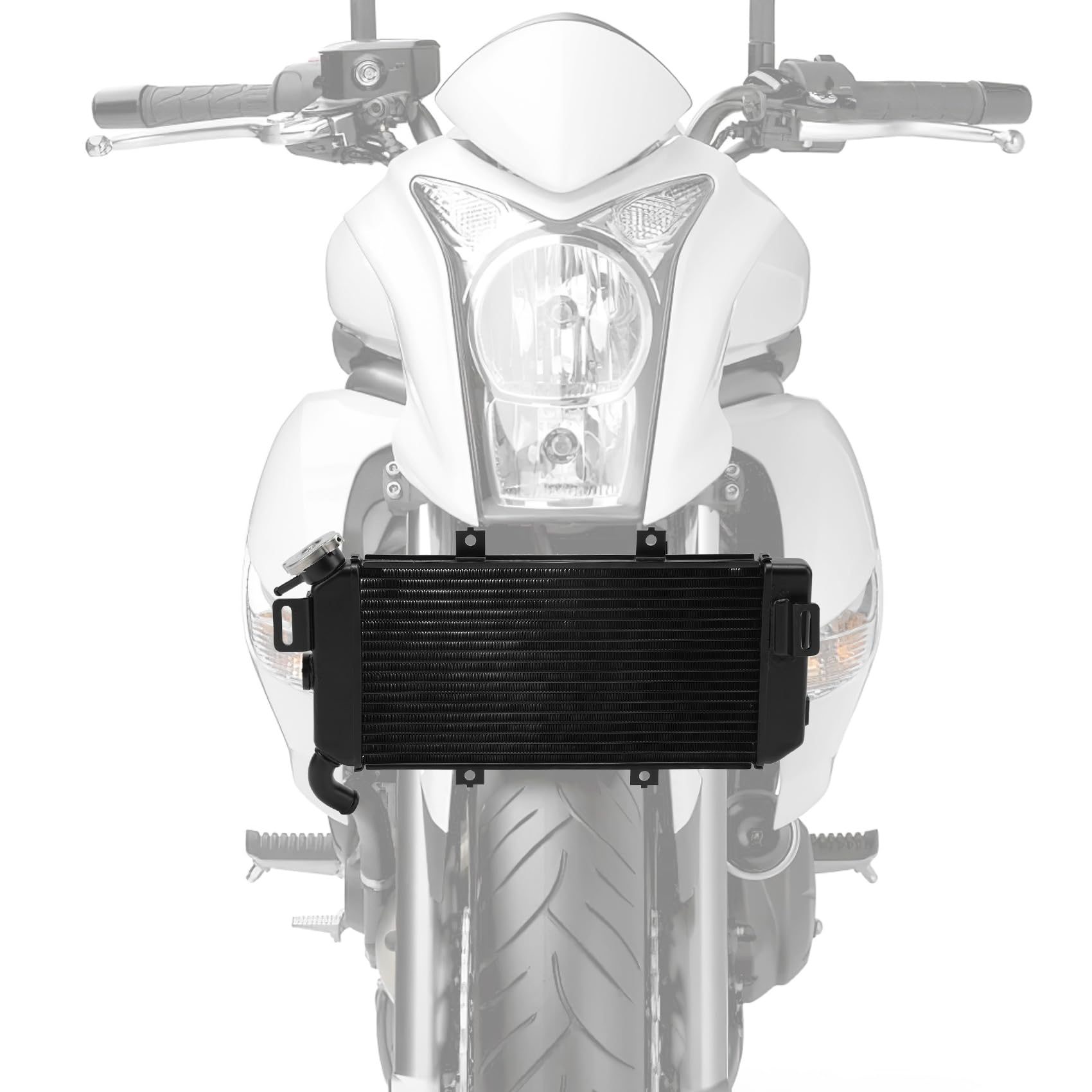 Moto Radiatore Adatto per Kawasaki ER-6N ER-6F Ninja 650R 2006-2008