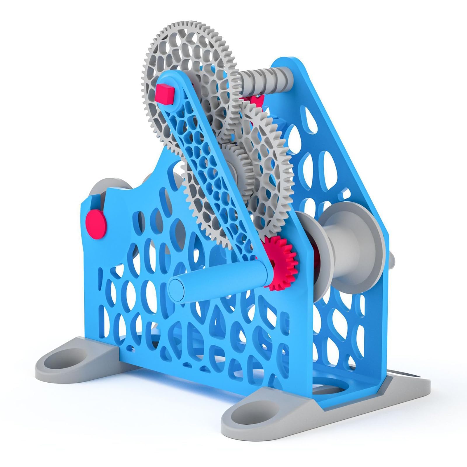 Carrete De Suministros De Impresión 3D Para Cables Que Pesan 1 Kg, Enrollador De Consumibles De Manivela, Diseño Modular Extraíble, Sin Enredos, Para Entusiastas De La Impresión 3D, Artistas Textiles