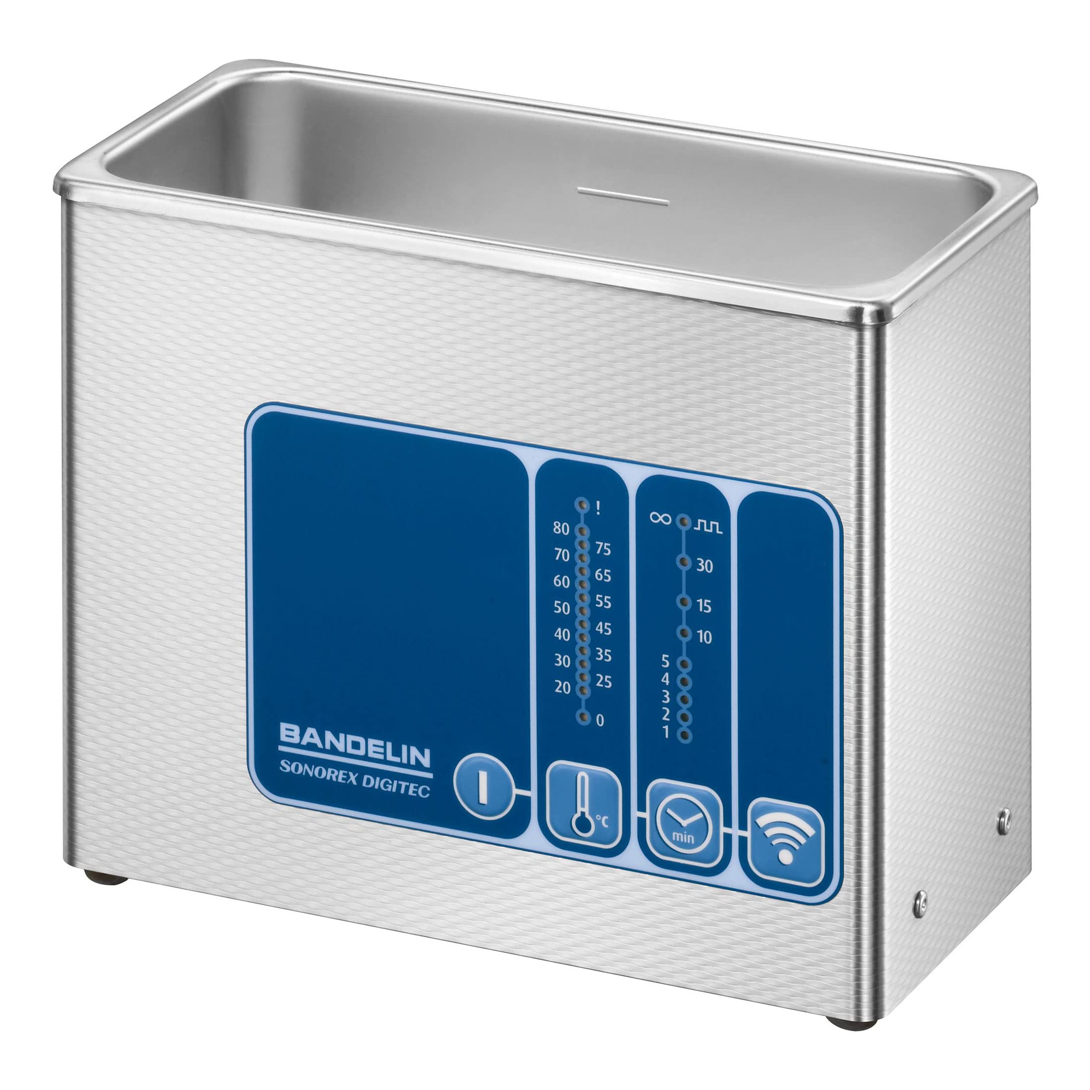 Sonorex Digitec DT 31 H (0,9 Liter), Ultraschallreinigungsgerät mit 35 kHz Frequenz, Ultraschallbad aus Edelstahl 1.4301, Ultraschall Reinigungsbad mit 40 Watt Ultraschall-Leistung