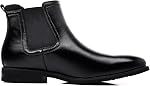 Kkdom Hommes Bottes Chelsea Bottes en cuir synthétique Robe Bottes imperméables