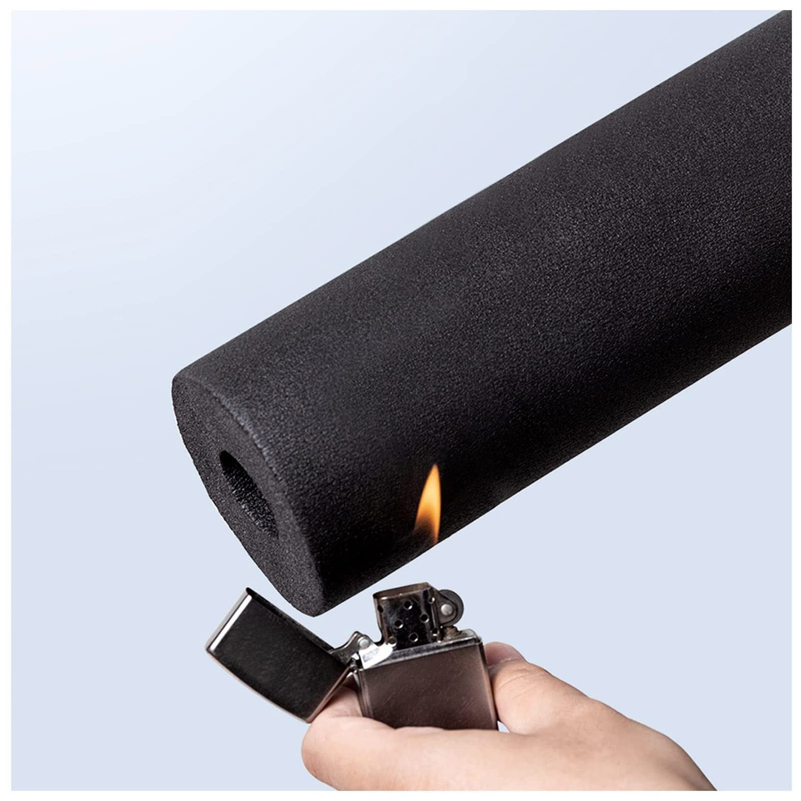 Tubo Espuma Aislante Dividido Negro Múltiples Tamaños 2 Metros(43mmx20mmx2m)