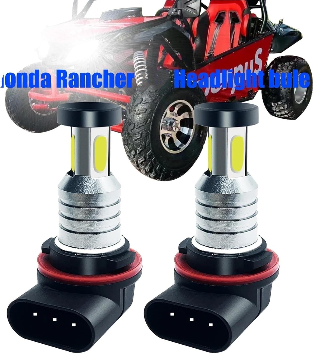 スポットライト補助フォグランプ ホンダ ランチャー TRX420 TRX500 ルーチェ デ コッシュ ファロ HS5X 6000K