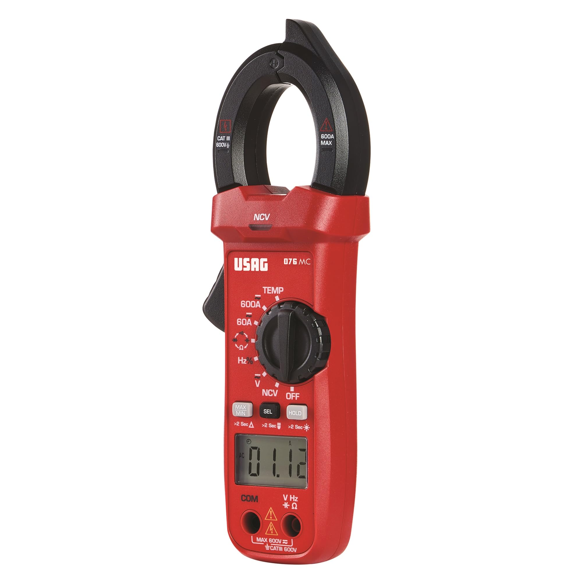 USAG 076 MC - Pinza amperometrica con multimetro digitale TRUE RMS U00760008