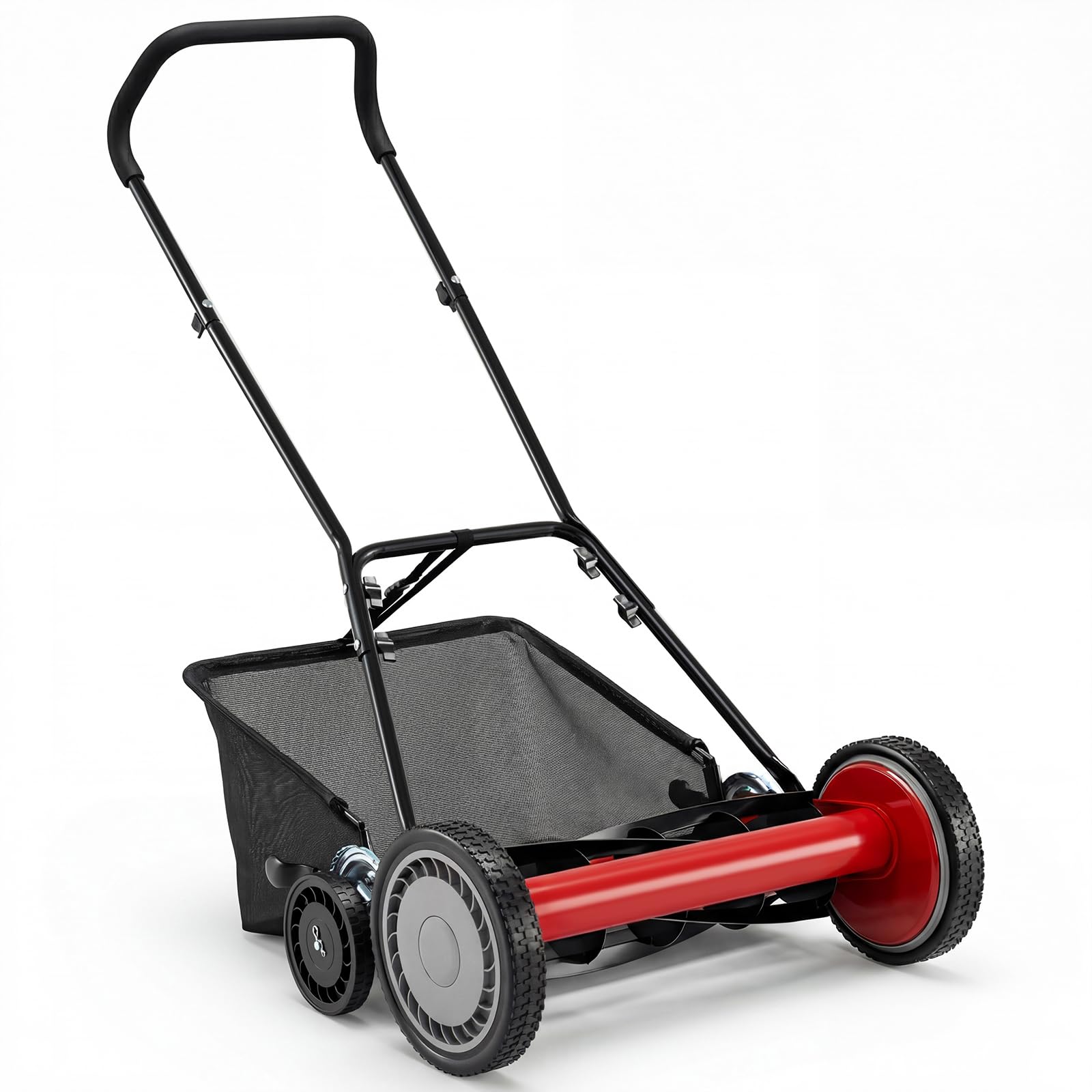IRONMAX 18 Inch 5-Blade Push Reel Lawn Mower