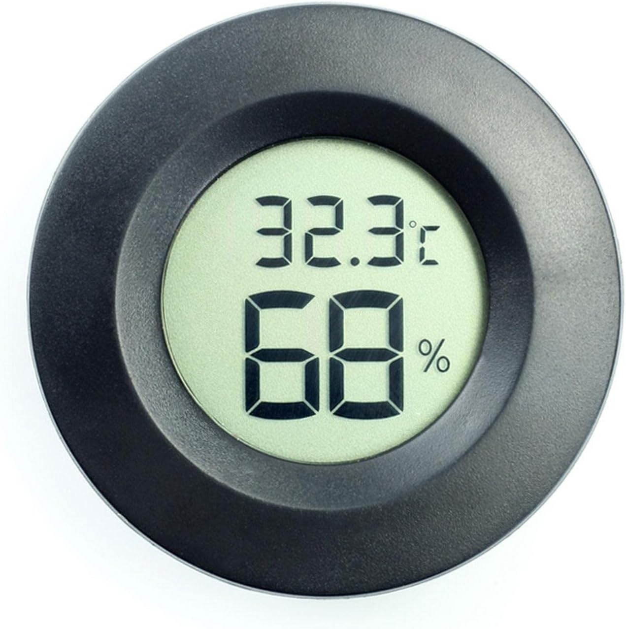 Round Embedded Electronic Thermohygrometer Indoor