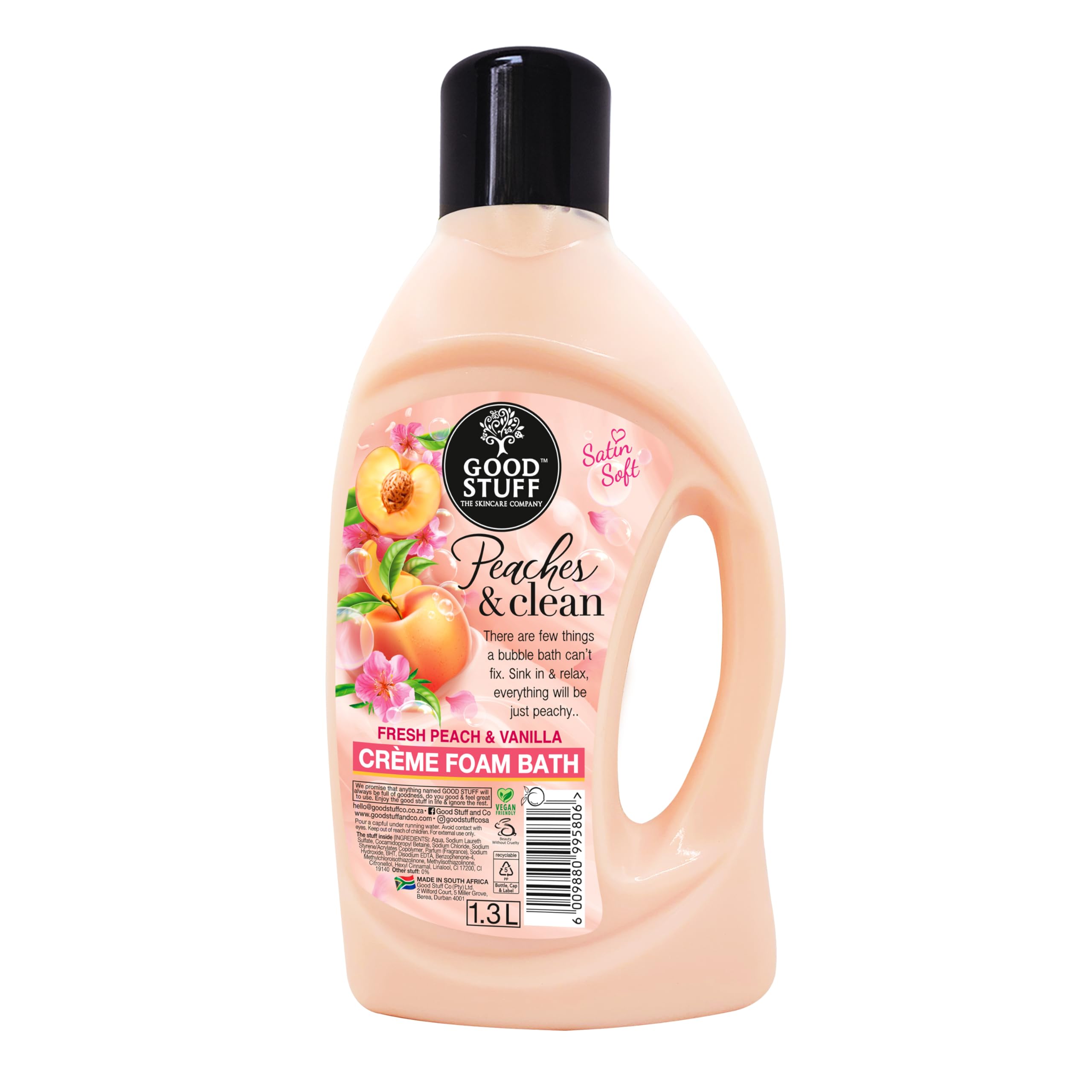 Good Stuff Peaches and Clean Fresh Peach and Vanilla Creme Foam