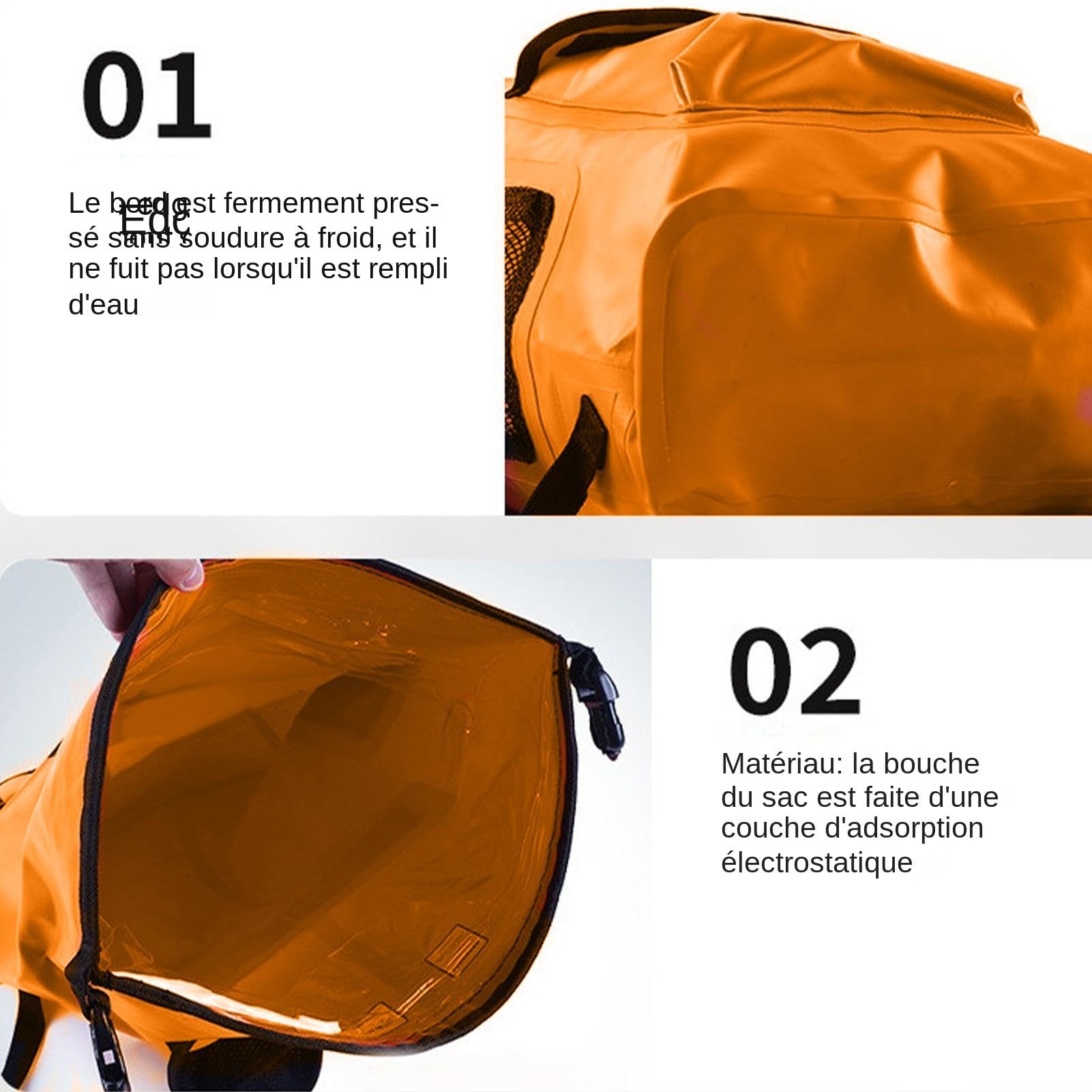 Hiking Backpacking - Paquete de mochila impermeable para acampada, incluye correas de hombro acolchadas, 22,05 pulgadas, 16 L, Lightweight Outdoor Travel Daypack for Hiking, Trekking, and Water Sports