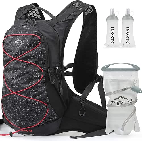IX INOXTO Hydration Pack Backpack, Lightweight Water Backpack with 2L