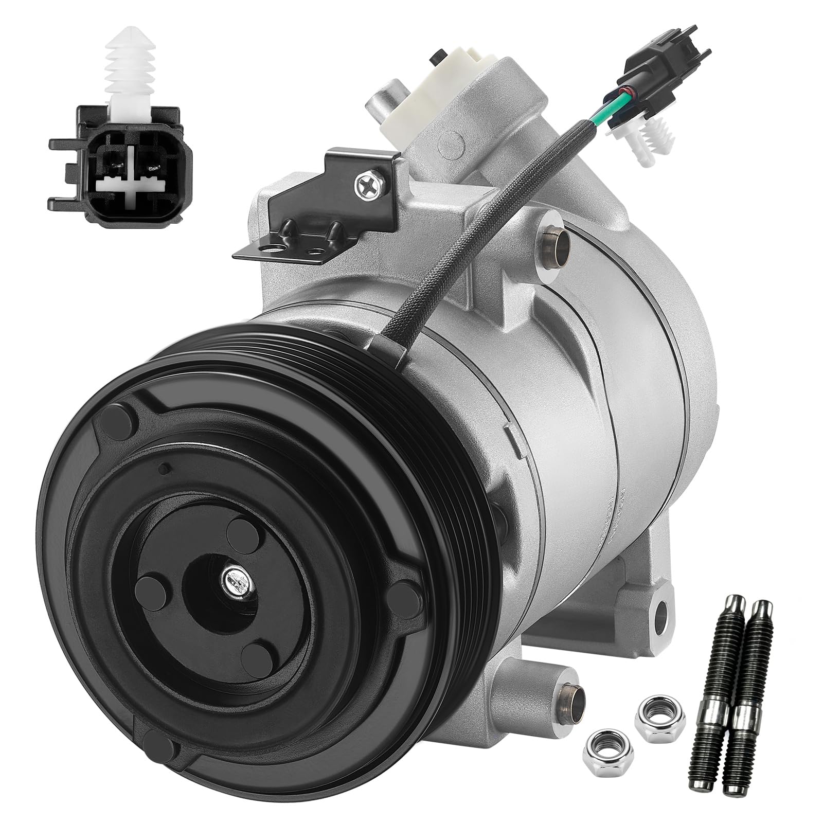 BDFHYK 98673 AC Compressor with Clutch Compatible with Ford Escape 2008