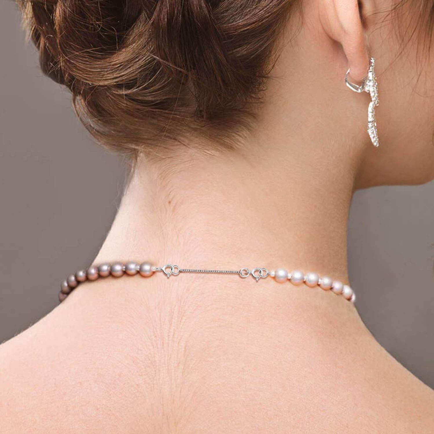 ALEXCRAFT Estensori Per Collane In Argento 925 - 3 Pezzi Con Chiusure, Prolunghe Per Bracciali E Cavigliere - Foto 10