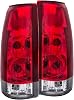 Anzo USA 211144 Chevrolet Black Clear-New Generation Tail Light Assembly - (Sold in Pairs)