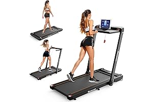 Treadmill with Incline, 3 in 1 under desk Treadmill Walking Pad with Removable Desk Workstation