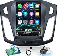 Vista 11 de Radio estéreo para automóvil Ford Focus 2012-2018 con Carplay/Android Auto, pantalla táctil IPS de 10.4 pulgadas de reemplazo con navegación