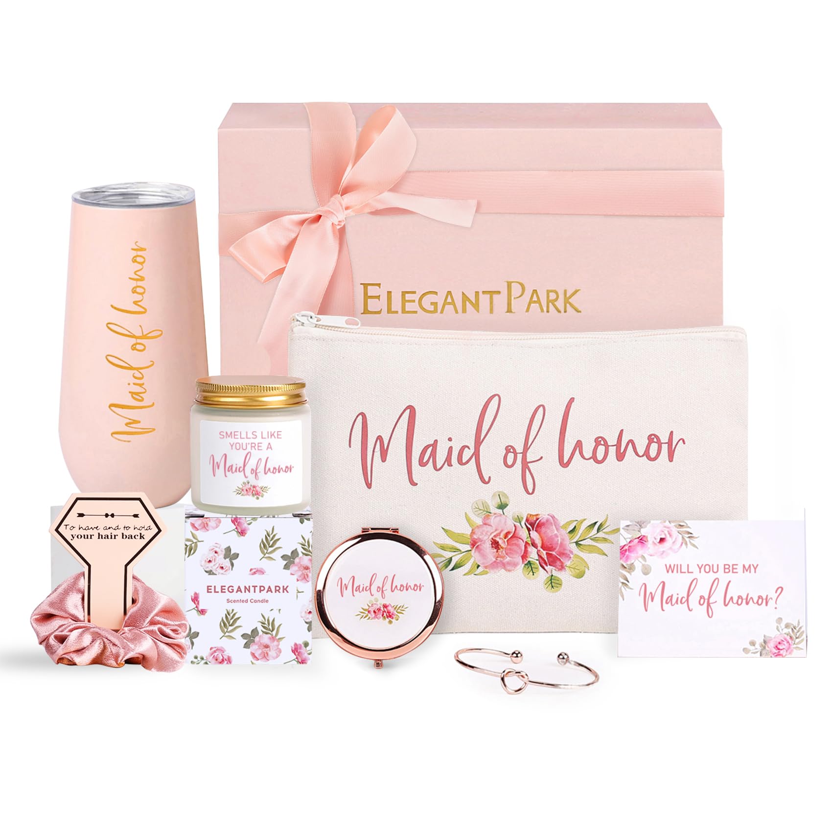 ELEGANTPARK Maid of Honor Proposal Box