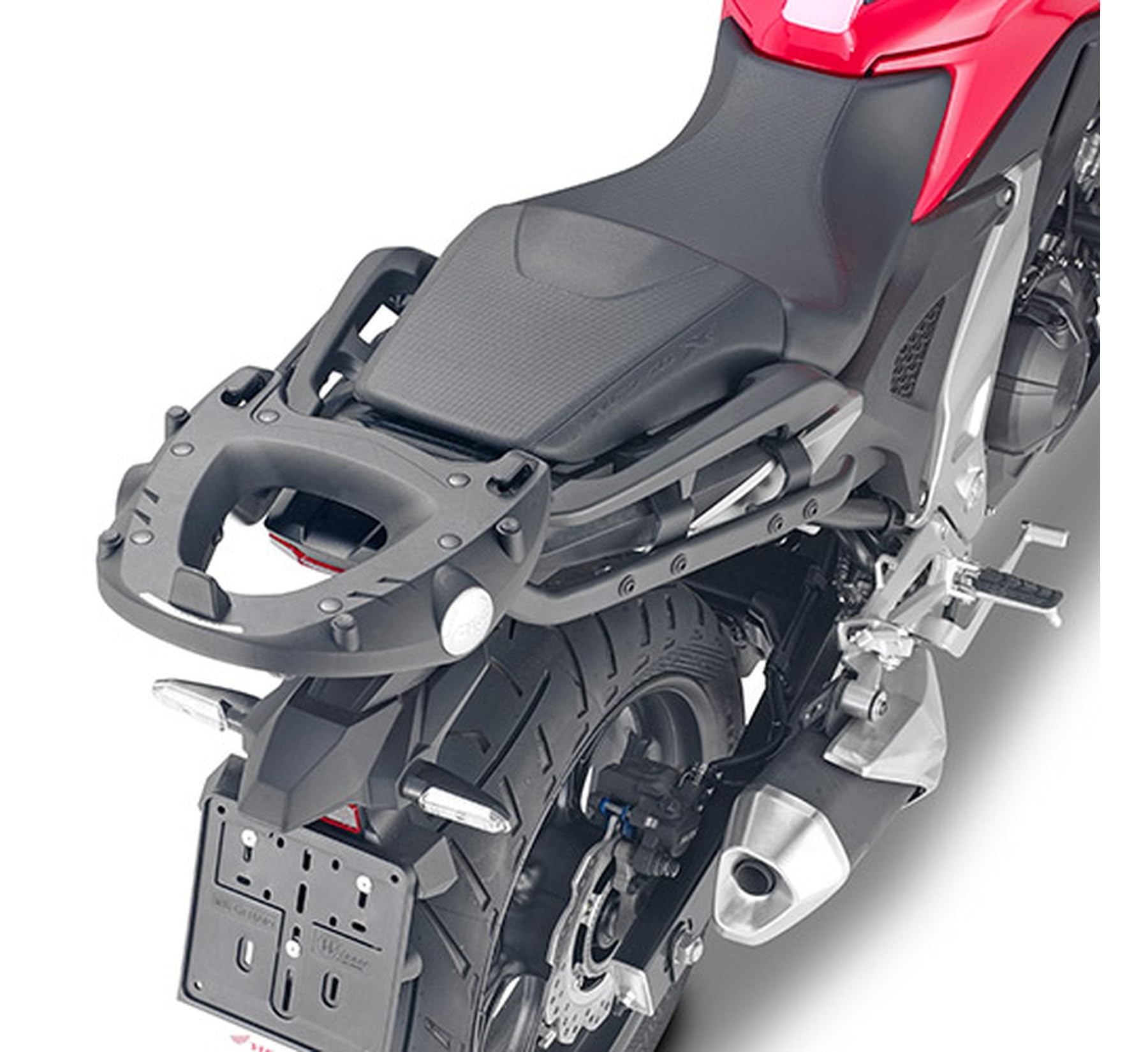 givi motorradkoffer alp44a monolock alpina aluminium 44 lt + träger kompatibel mit honda nc 750 x 2025 mototopgun alp44a + 1192fz + m5m