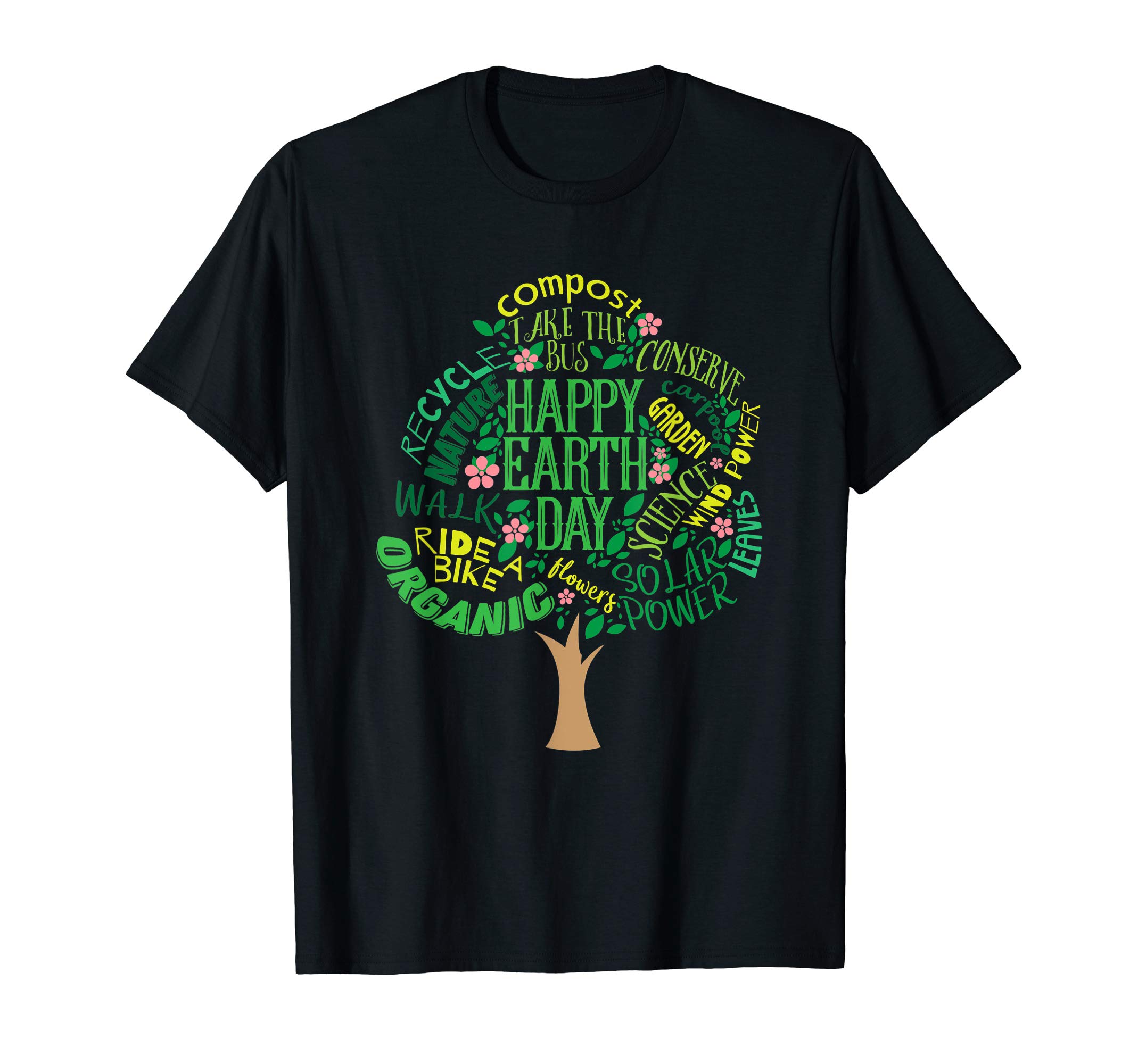 Happy Earth Day 2019 ShirtsCute Tree Drawing Illustration T-ShirtOEKO-TEX STANDARD 100