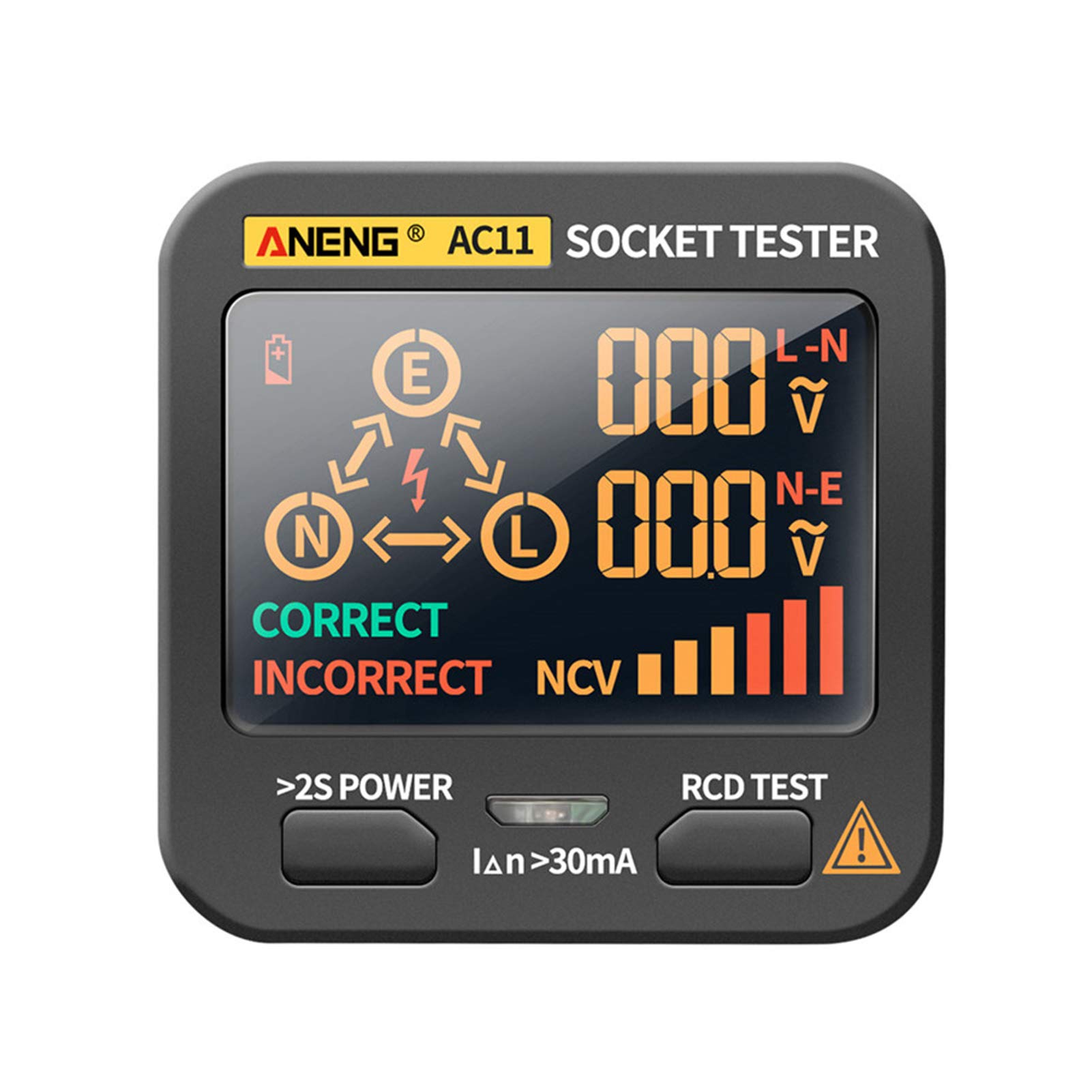 Buy GoolRC AC11 Socket Tester Electric Leakage Detector LCD Display