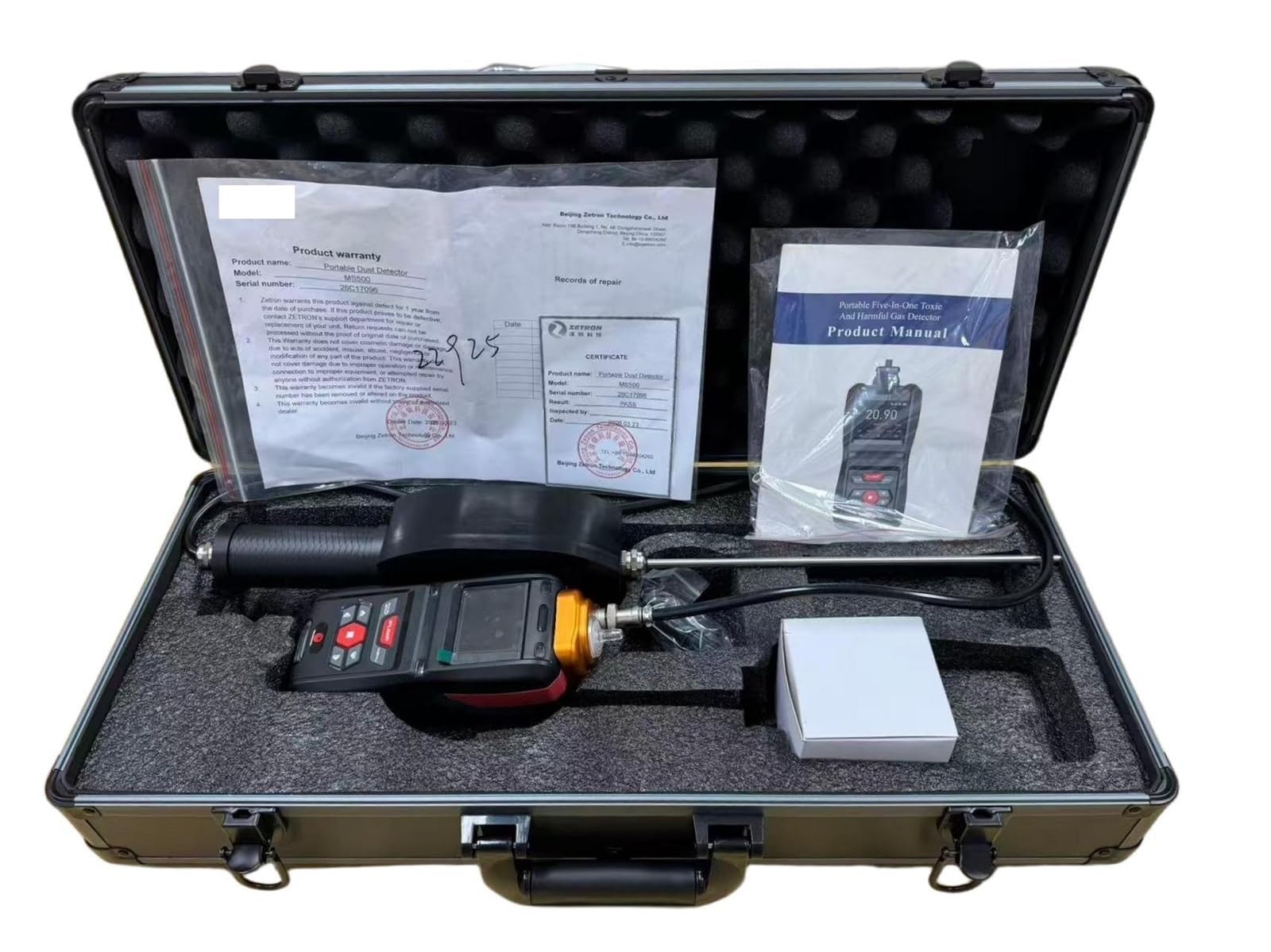 Detector de Calidad del Aire TSP con Registro de Datos y compatibilidad con Altas temperaturas