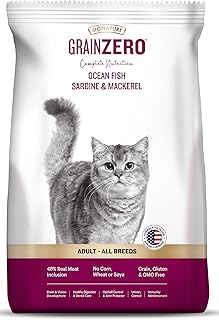Grain Zero Adult Dry Cat Food 20kg | Ocean Fish, Sardine &amp; Mackerel | 48% Fresh Fish Inclusion, No Grain Formula, Gluten-F...