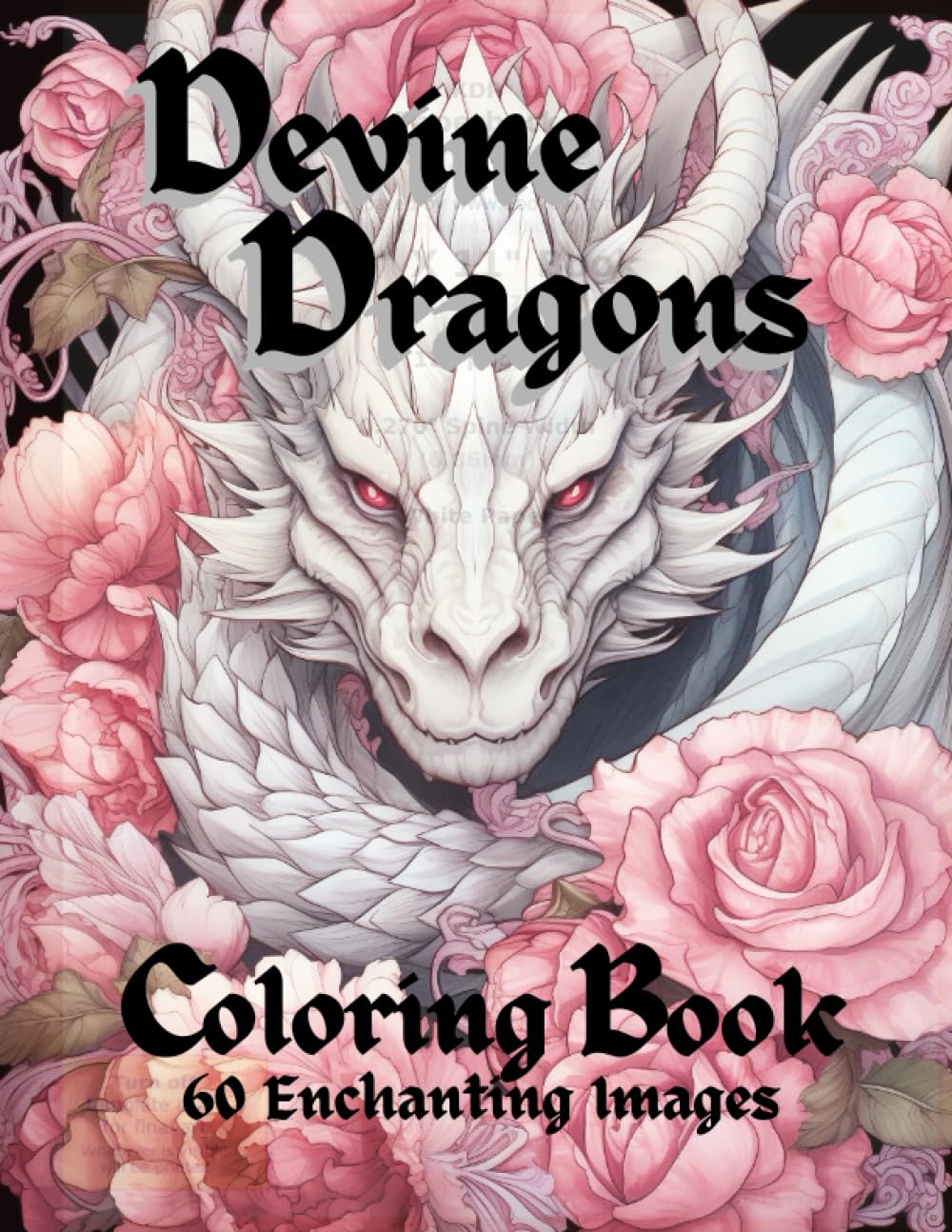 Devine Dragons: 60 Enchanted Illustrations to Color for Adults, Teens, and Tweens